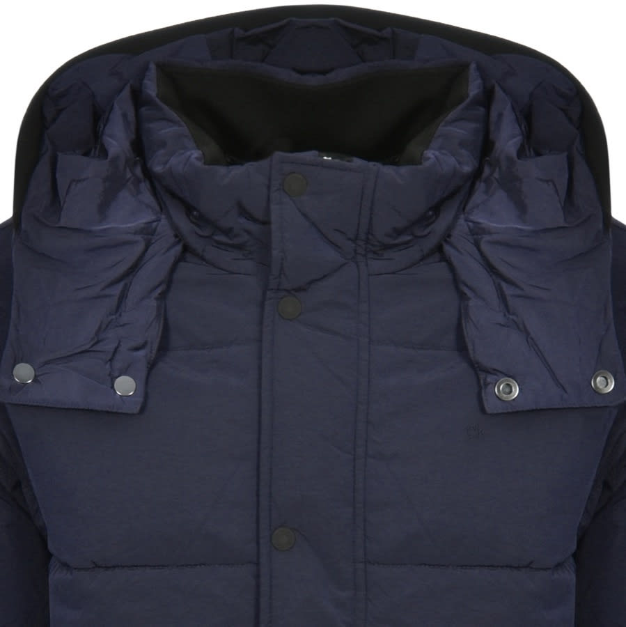 Alternative Image for ProductCalvin Klein Jeans Hooded Jacket Navy2